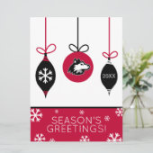 Northern Illinois Huskies | Kerstmis Feestdagenkaart (Staand voorkant)