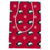 Northern Illinois Huskies | Kerstmis Medium Cadeauzakje (Achterkant)