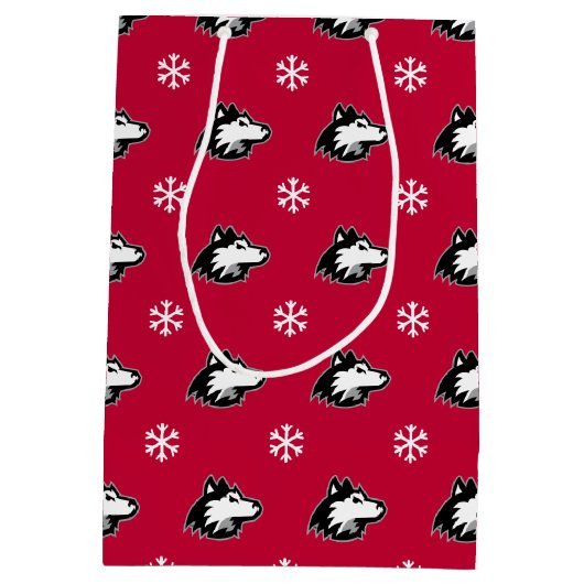 Northern Illinois Huskies | Kerstmis Medium Cadeauzakje (Achterkant)