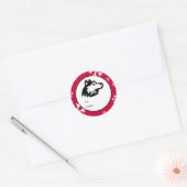 Northern Illinois Huskies | Kerstmis Ronde Sticker (Envelop)