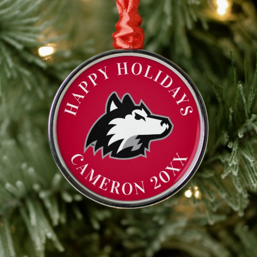 Northern Illinois Huskies Metalen Ornament (Boom)