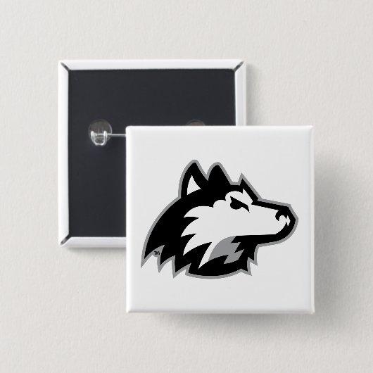 Northern Illinois Huskies Vierkante Button 5,1 Cm (Voorkant /achterkant)