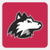 Northern Illinois Huskies Vierkante Sticker (Voorkant)