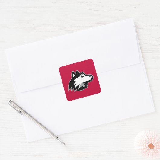 Northern Illinois Huskies Vierkante Sticker (Envelop)
