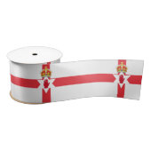 Northern Ireland flag Ribbon Satijnen Lint (Spoel)