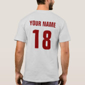 Northern Ireland Ice Hockey T-Shirt & Back Print (Achterkant)