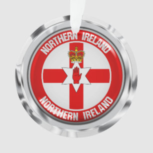 Northern Ireland Round Emblem Ornament