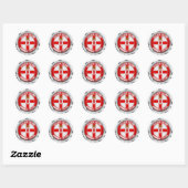 Northern Ireland Round Emblem Ronde Sticker (Vel)