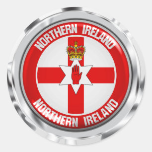 Northern Ireland Round Emblem Ronde Sticker