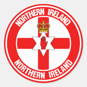 Northern Ireland Round Emblem Ronde Sticker