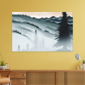 Northern Land Canvas Afdruk (Insitu (Woonkamer))