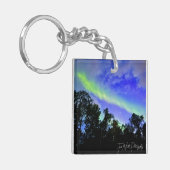 Northern Light acryl sleutelhanger dubbelzijdig (Voorkant Links)