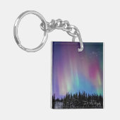 Northern Light acryl sleutelhanger dubbelzijdig (Voorkant Links)