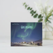 Northern Lights Above Nuuk Greenland Briefkaart (Staand voorkant)