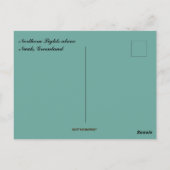 Northern Lights Above Nuuk Greenland Briefkaart (Achterkant)