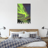 Northern Lights and Orcas - Juneau, Alaska Canvas Afdruk (Insitu (Slaapkamer))
