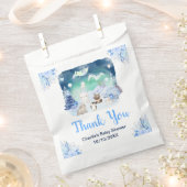 Northern Lights Animals Baby Shower Thank You Bedankzakje (Geknipt)