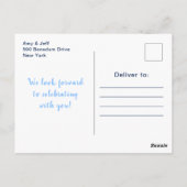 Northern Lights Arctic Animals Baby Shower Briefkaart (Achterkant)