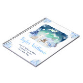 Northern Lights Arctic Animals Birth Statistics Notitieboek (Linkerzijde)