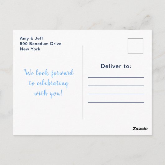 Northern Lights Arctic Animals Birthday Briefkaart (Achterkant)