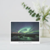Northern Lights Astro Photo Briefkaart (Staand voorkant)