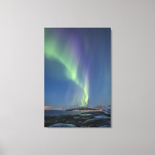 Northern Lights Astro Photo Canvas Afdruk (Voorkant)