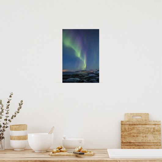 Northern Lights Astro Photo Poster (Keuken)
