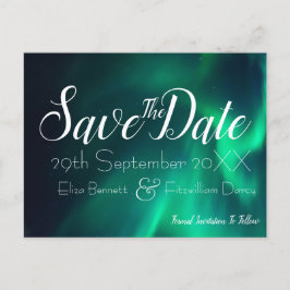Northern Lights Bewaar het Date Briefkaart