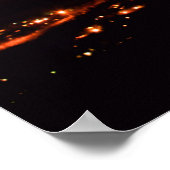 Northern Lights Dancing voor Denali Poster (Hoek)