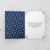 Northern Lights Dieren Verjaardagsfeestje Dank u Bedankkaart (Binnen)