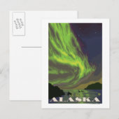 Northern Lights en Orcas - Valdez, Alaska Briefkaart (Voorkant / Achterkant)