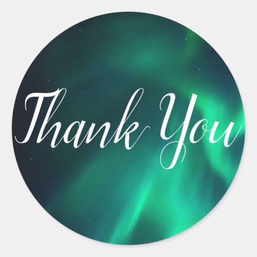 Northern Lights Favor Stickers (Voorkant)