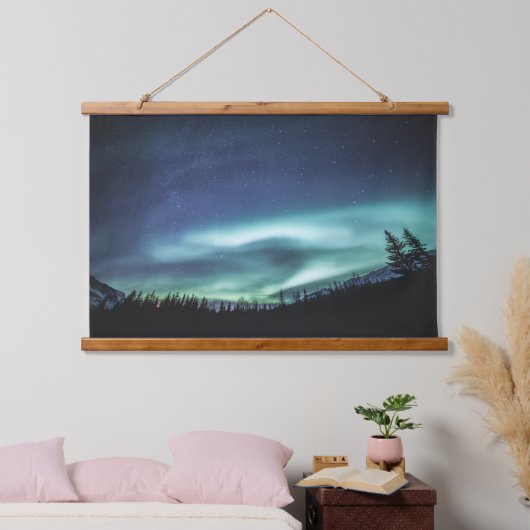 Northern Lights Hangend Wandkleed (Slaapkamer)