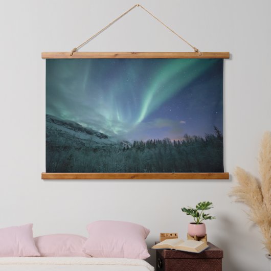 Northern Lights Hangend Wandkleed (Slaapkamer)