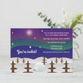 Northern Lights Igloo  Kaart (Staand voorkant)