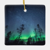 Northern Lights Keramisch Ornament (Voorkant)