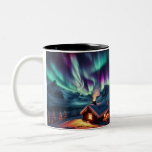 Northern Lights Magic Coffee Mok / Uniek geschenk