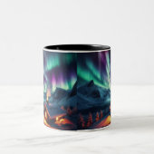 Northern Lights Magic Coffee Mok / Uniek geschenk (Center)