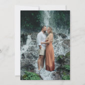 Northern Lights Magical Moment Photo Save the Date (Achterkant)