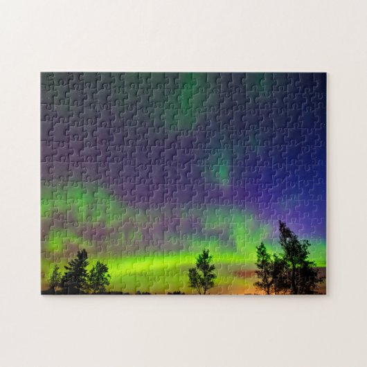 Northern Lights | Manitoba Canada Legpuzzel (Horizontaal)