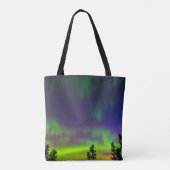 Northern Lights | Manitoba Canada Tote Bag (Achterkant)