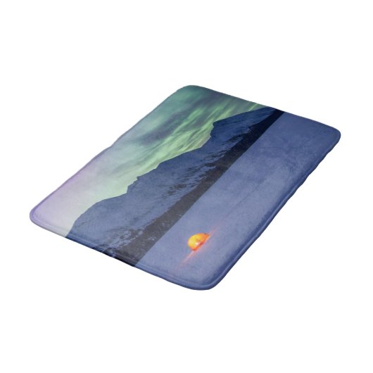 Northern Lights Moose Pass Kenai Peninsula Badmat (Gekanteld)