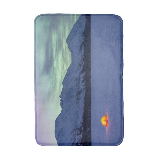 Northern Lights Moose Pass Kenai Peninsula Badmat (Voorkant Verticaal)