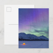 Northern Lights Moose Pass Kenai Peninsula Briefkaart (Voorkant / Achterkant)