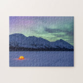 Northern Lights Moose Pass Kenai Peninsula Legpuzzel (Horizontaal)