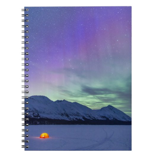 Northern Lights Moose Pass Kenai Peninsula Notitieboek (Voorkant)