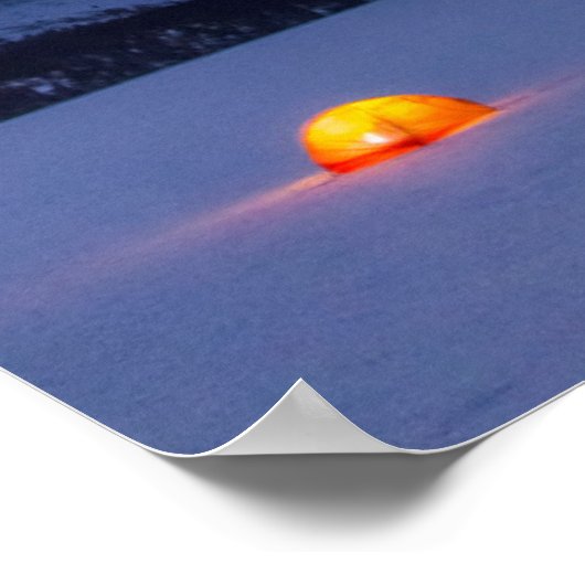 Northern Lights Moose Pass Kenai Peninsula Poster (Hoek)