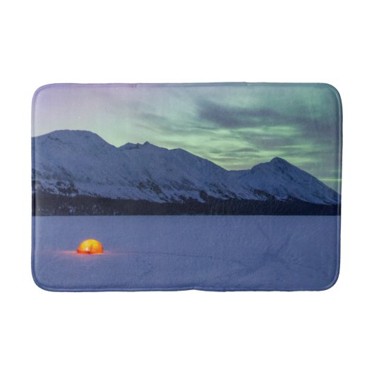 Northern Lights Moose Pass | Kenai Schiereiland Badmat (Voorkant)