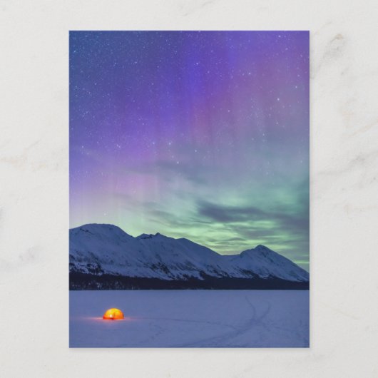 Northern Lights Moose Pass | Kenai schiereiland Briefkaart (Voorkant)