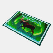 Northern Lights Moose - Welkom Deurmat (Schuin)